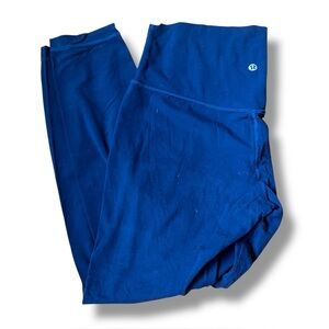 Lululemon Blue Capri Leggings Women's 8
